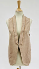 Gilet revers sfrangiato Brunello cucinelli