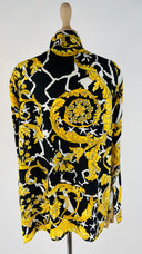 Camicia in seta barocca Versace
