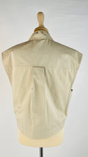 Gilet boxy in cotone POMANDERE