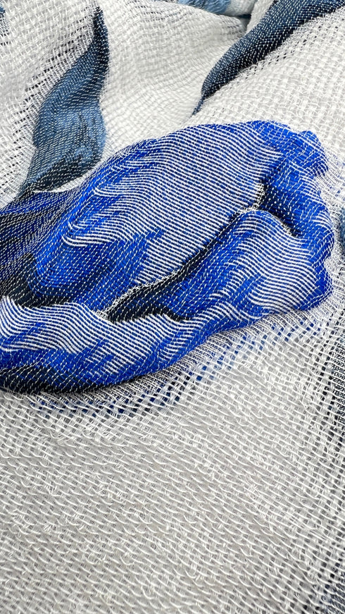 Giacca fiori a rilievo