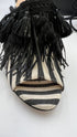 Mules righe e frange N.36