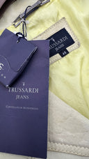 Giacca in pelle verde TRUSSARDI
