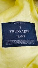 Giacca in pelle verde TRUSSARDI