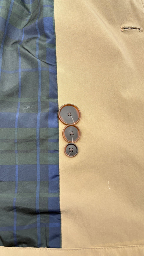 Trench doppiopetto beige