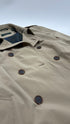 Trench doppiopetto beige