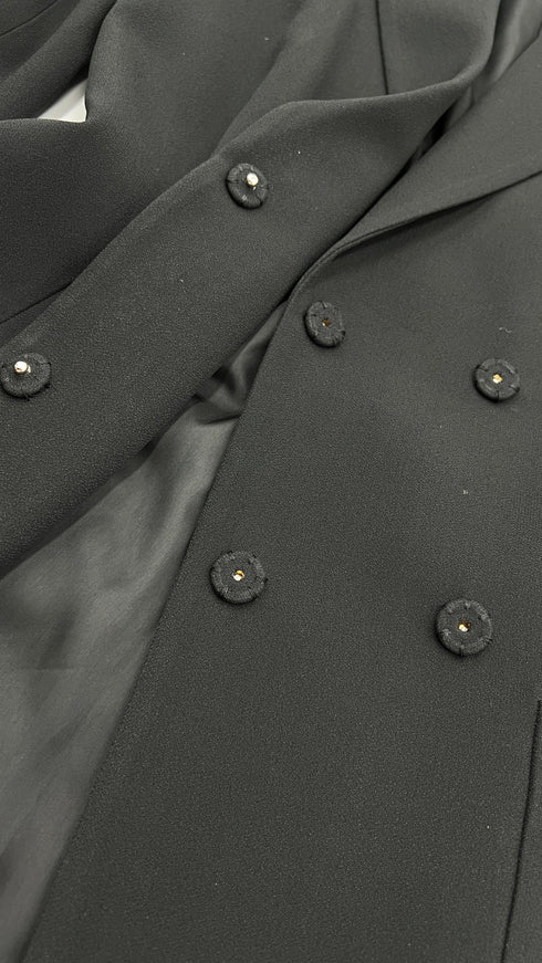 Blazer monobottone sfiancato
