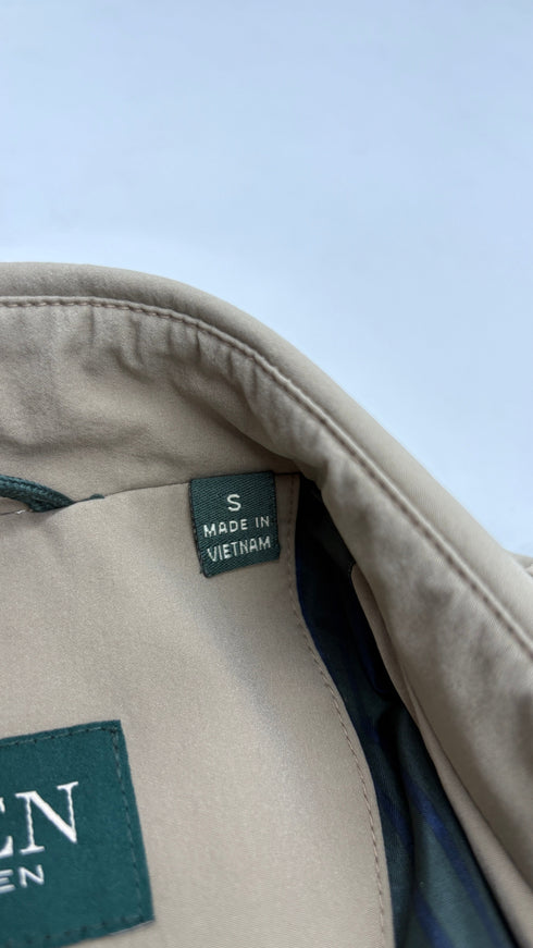 Trench doppiopetto beige