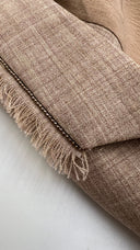 Gilet revers sfrangiato Brunello cucinelli