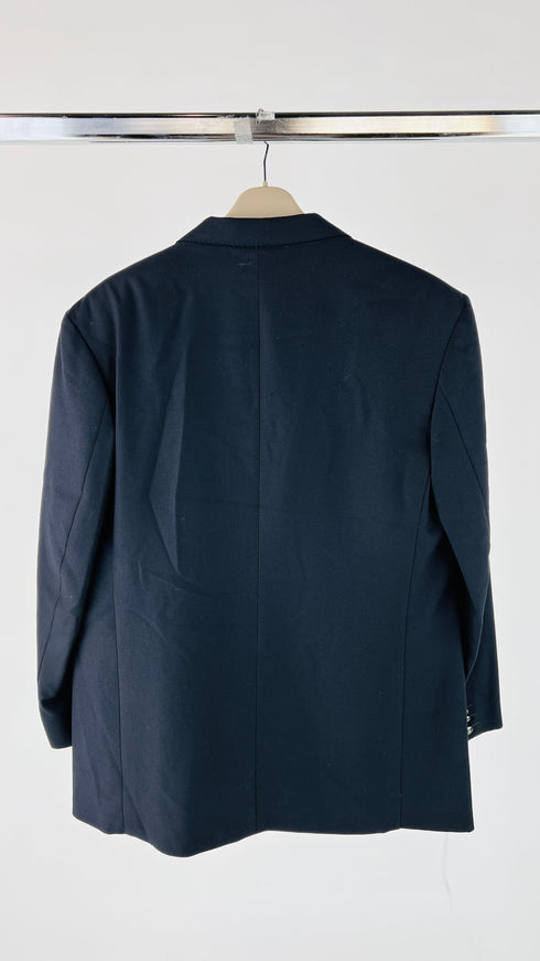 Blazer con bottone dorato