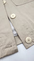 Gilet boxy in cotone