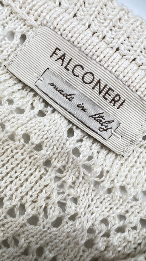 Cardigan di lino-cotone