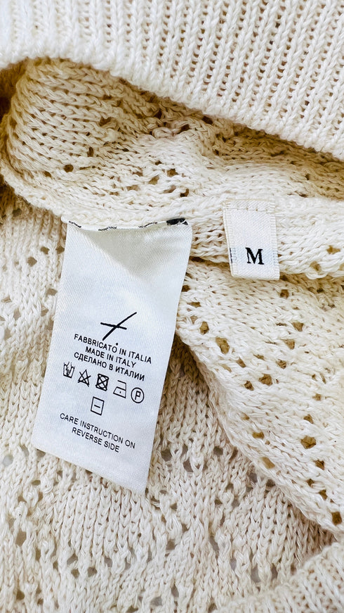 Cardigan di lino-cotone