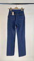 Jeans logo traforato