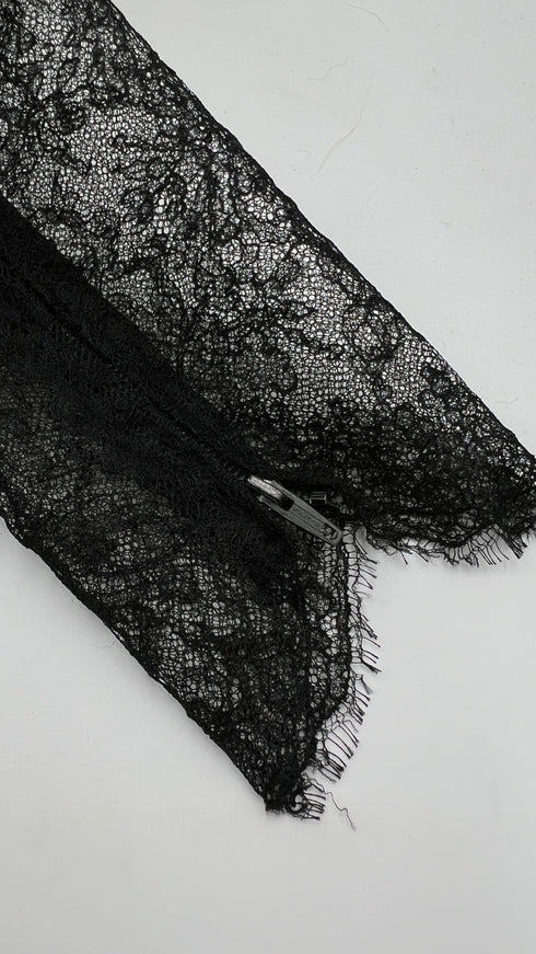 Abito lungo maxi spalle