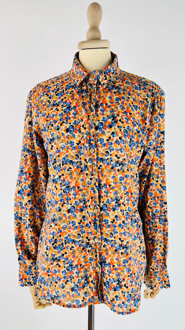 Camicia cotone fiori