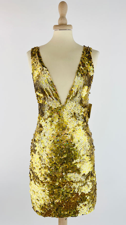 Abito corto paillettes