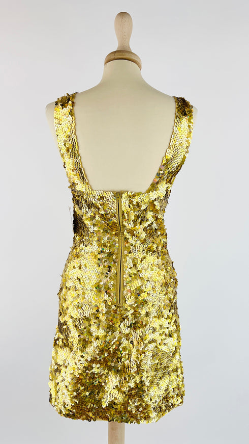 Abito corto paillettes