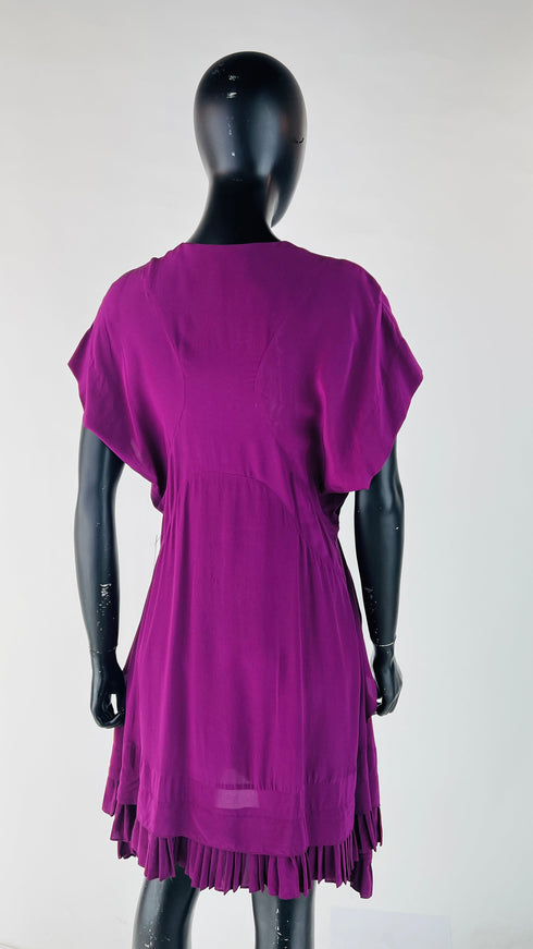 Abito midi con ruffles