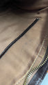 Borsa pelle a righe