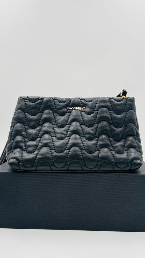 Borsa pelle trapuntata