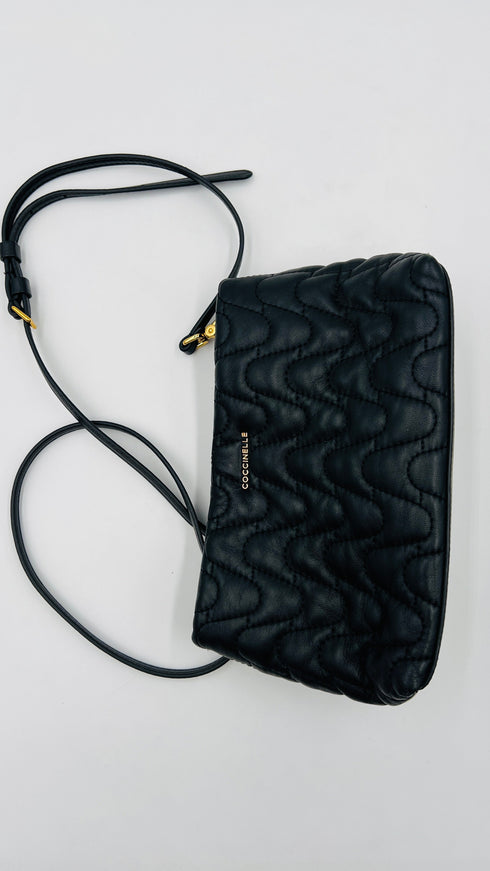 Borsa pelle trapuntata