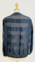 Blusa righe blu-navy e nero