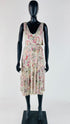 Abito midi pattern fiori