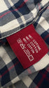 Camicia tartan blu e rosso