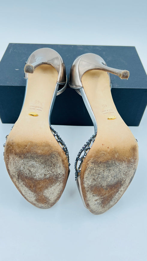 Sandalo strass N.40