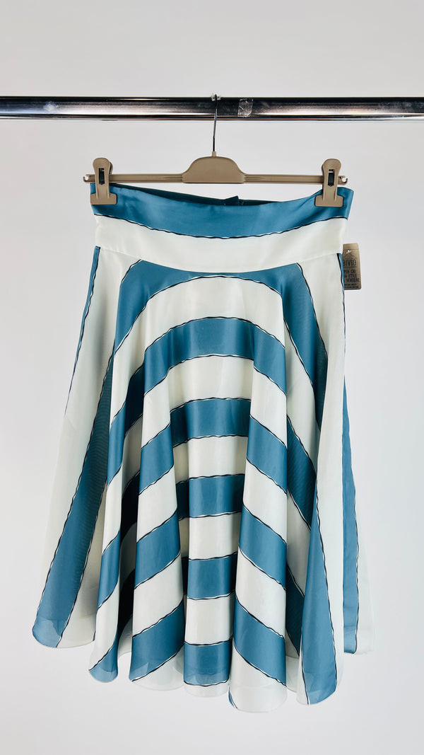 Gonna a ruota a righe