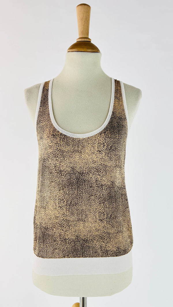 Top in cotone seta