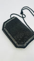 Borsa nera di perline