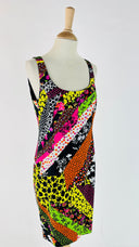 Abito midi micro floreale Versace