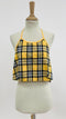 Top tartan backless