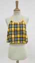 Top tartan backless