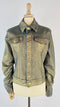 Giacca denim dorato
