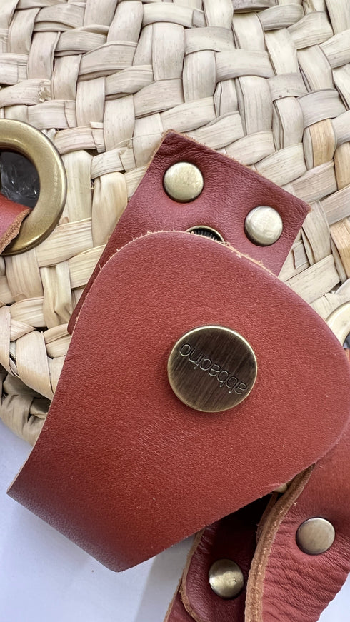 Borsa in paglia con tracolla