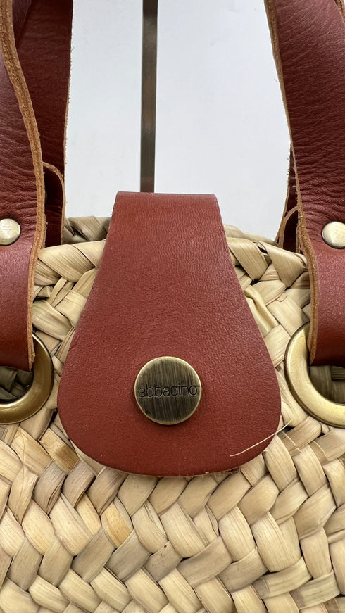 Borsa in paglia con tracolla