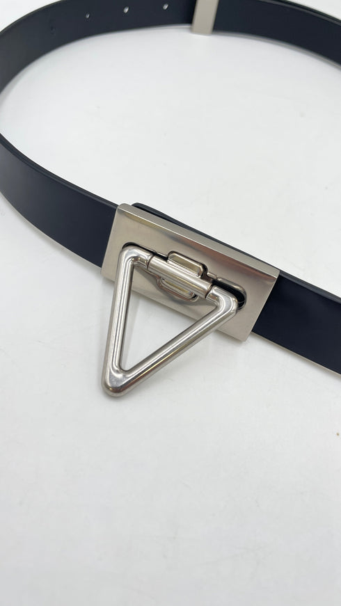 Cintura pelle nera