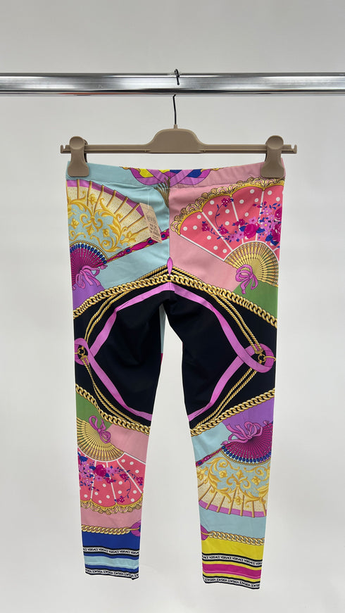 Leggings stampa ventagli