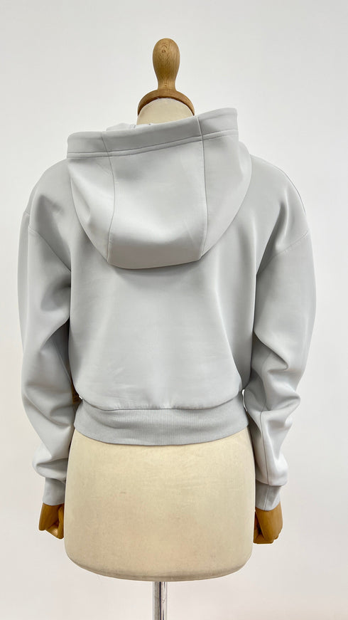 Felpa cropped neoprene