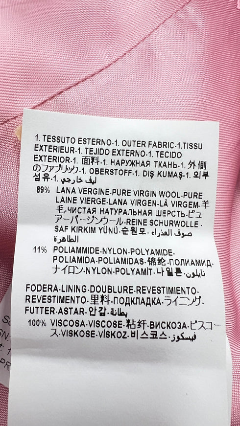 Abito corto tweed rosa