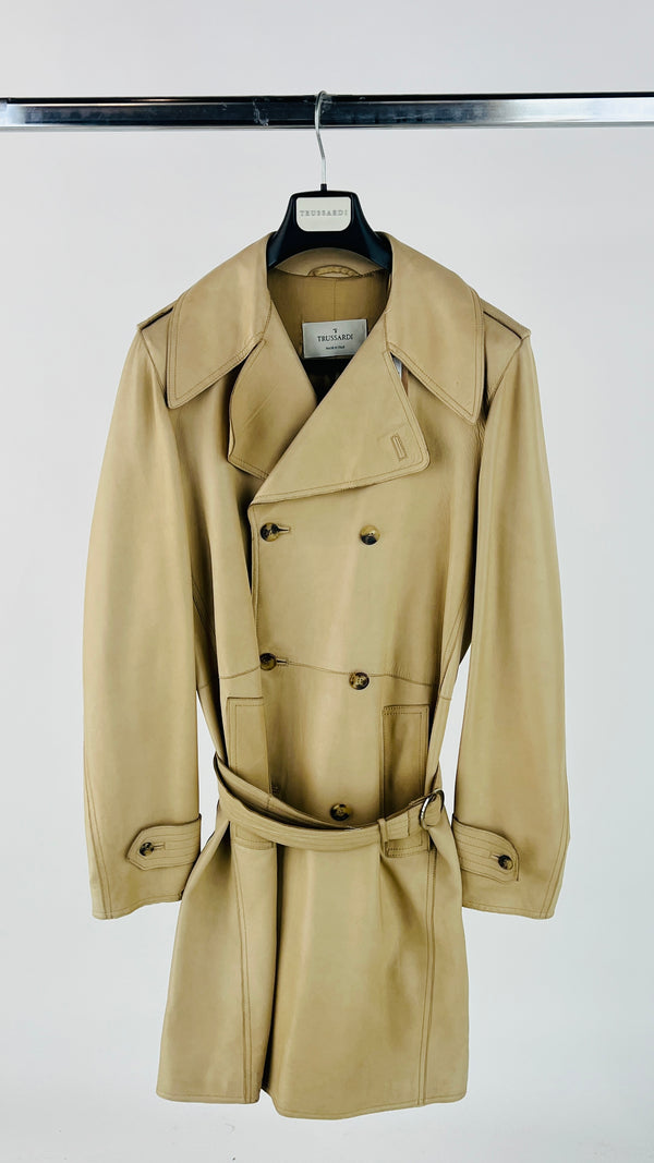 Trench in pelle