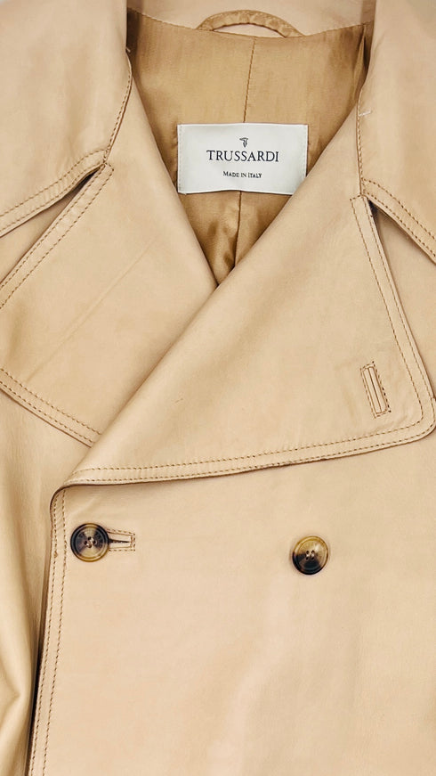 Trench in pelle