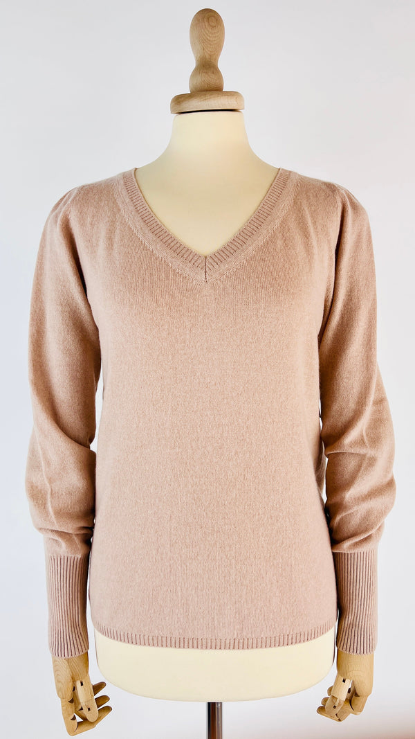 Maglia V cashmere