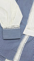 Blusa in cotone a righe