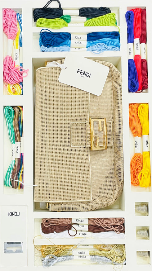 Borsa "Baguette" ricamabile