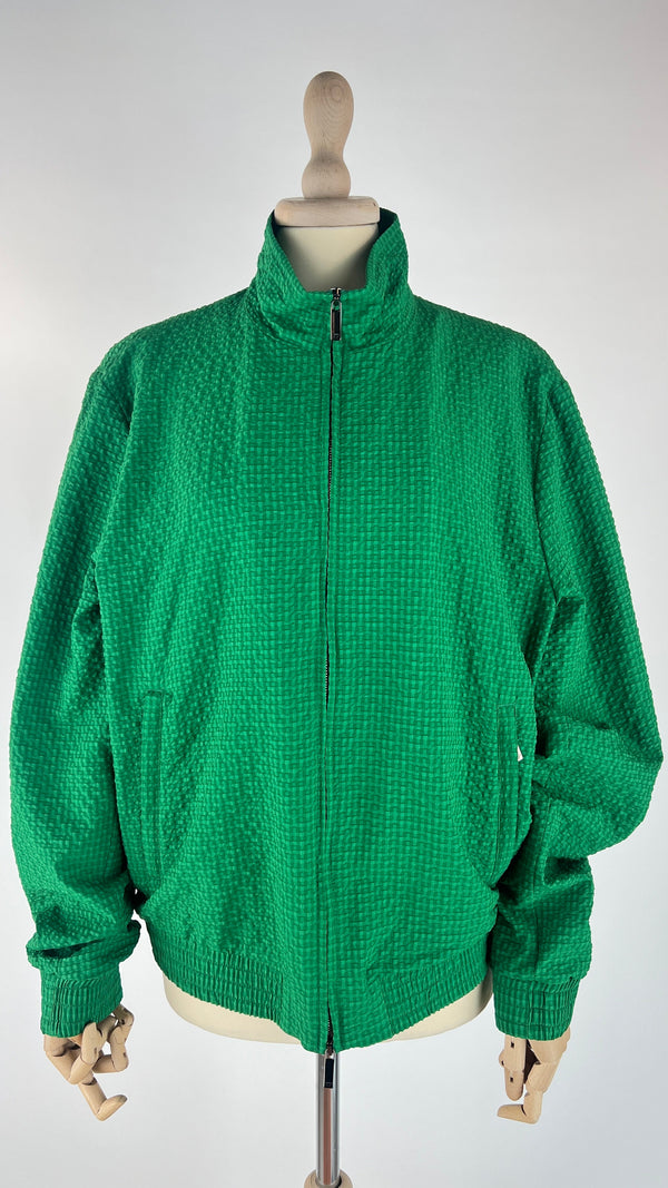 Giacca in tessuto tecnico verde