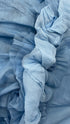 Top monospalla con ruche