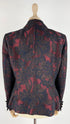 Blazer broccato monopetto